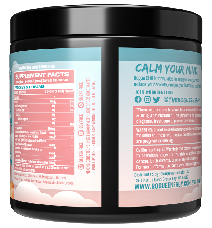 Rogue Chill Peaches &amp; Dreams Tub back
