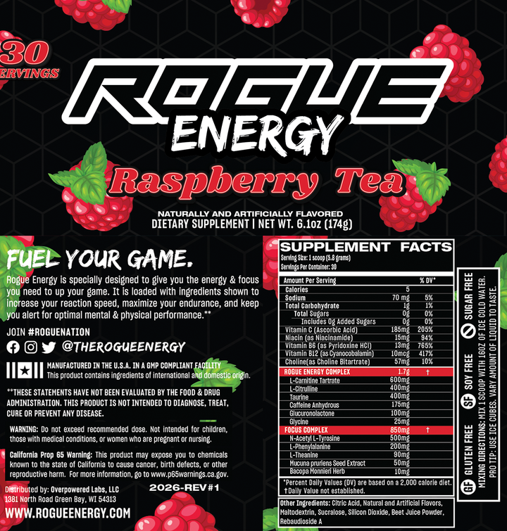 Raspberry Tea (Energy)