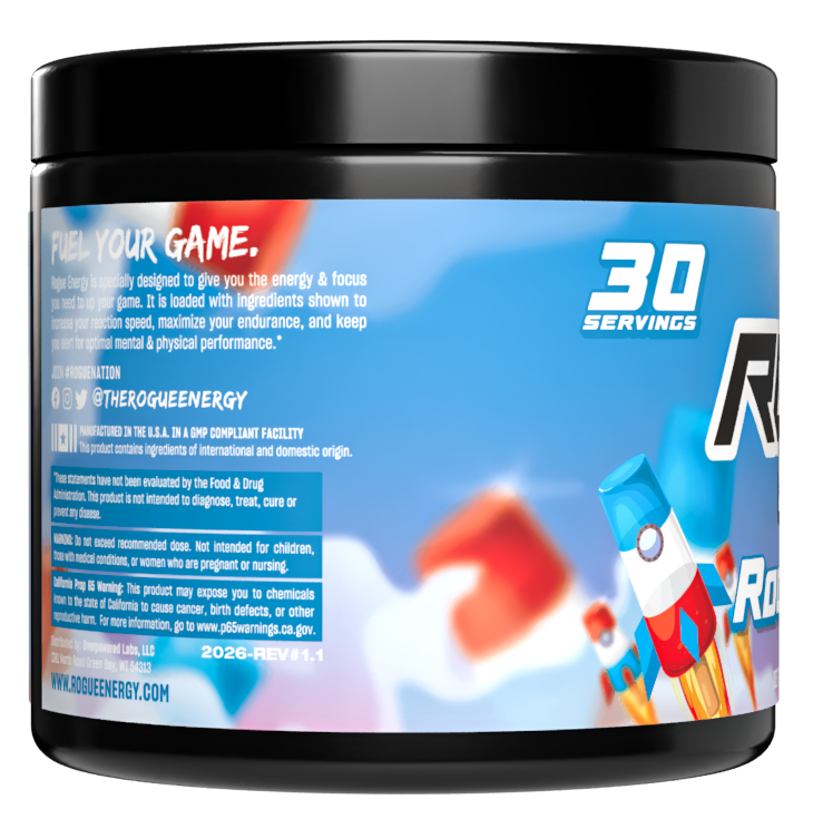 RogueEnergyRocketPopBestGamingDrinkBrand