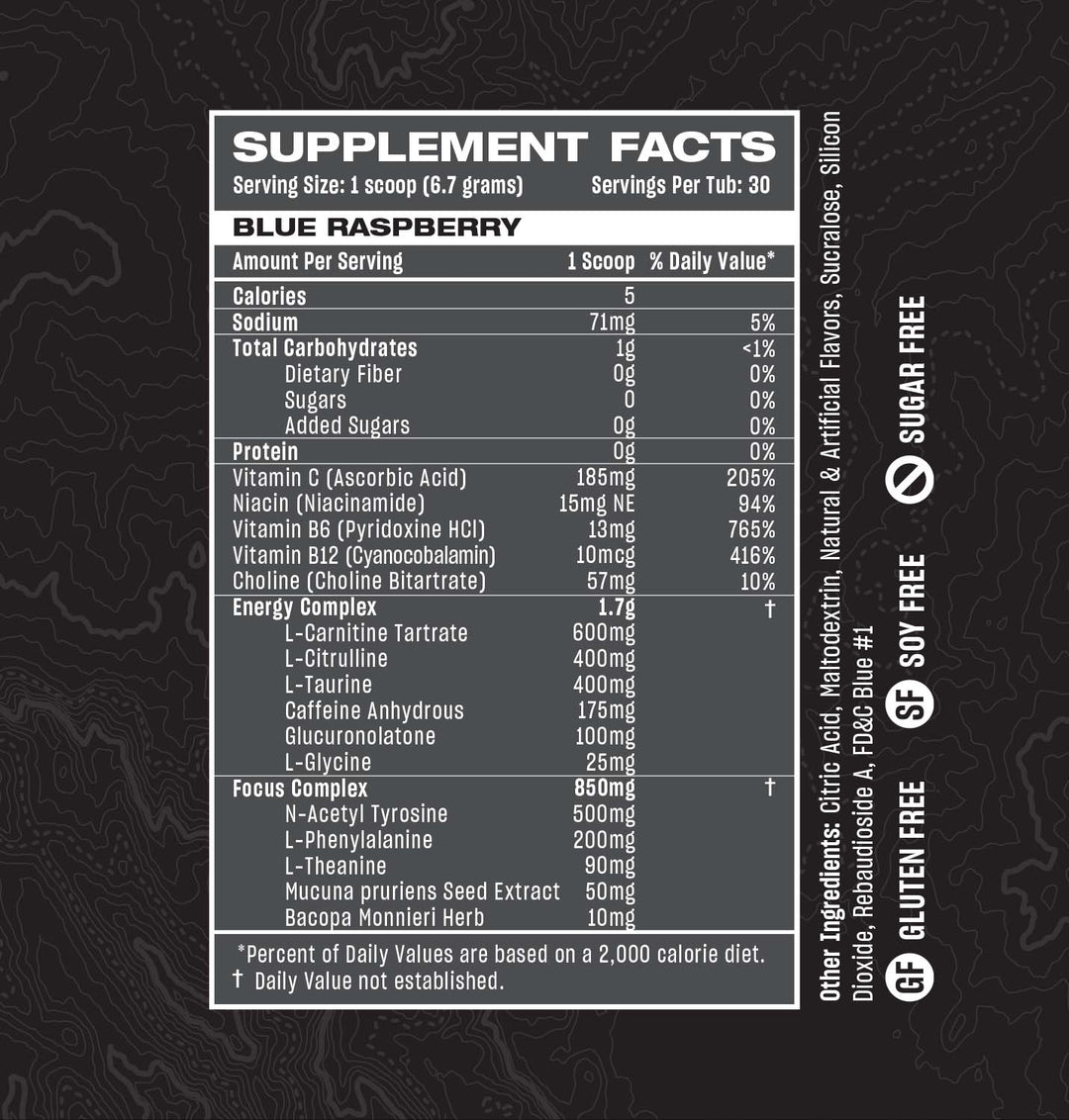 rogue energy blue raspberry gaming drink. zero sugar, great tasting, alternative to gfuel with a superior gamer energy drink formula