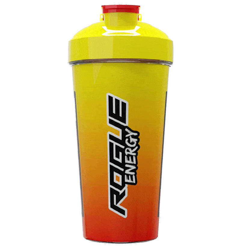 Rogue Energy Gaming Energy Drink Shield Up Shaker Cup GIF
